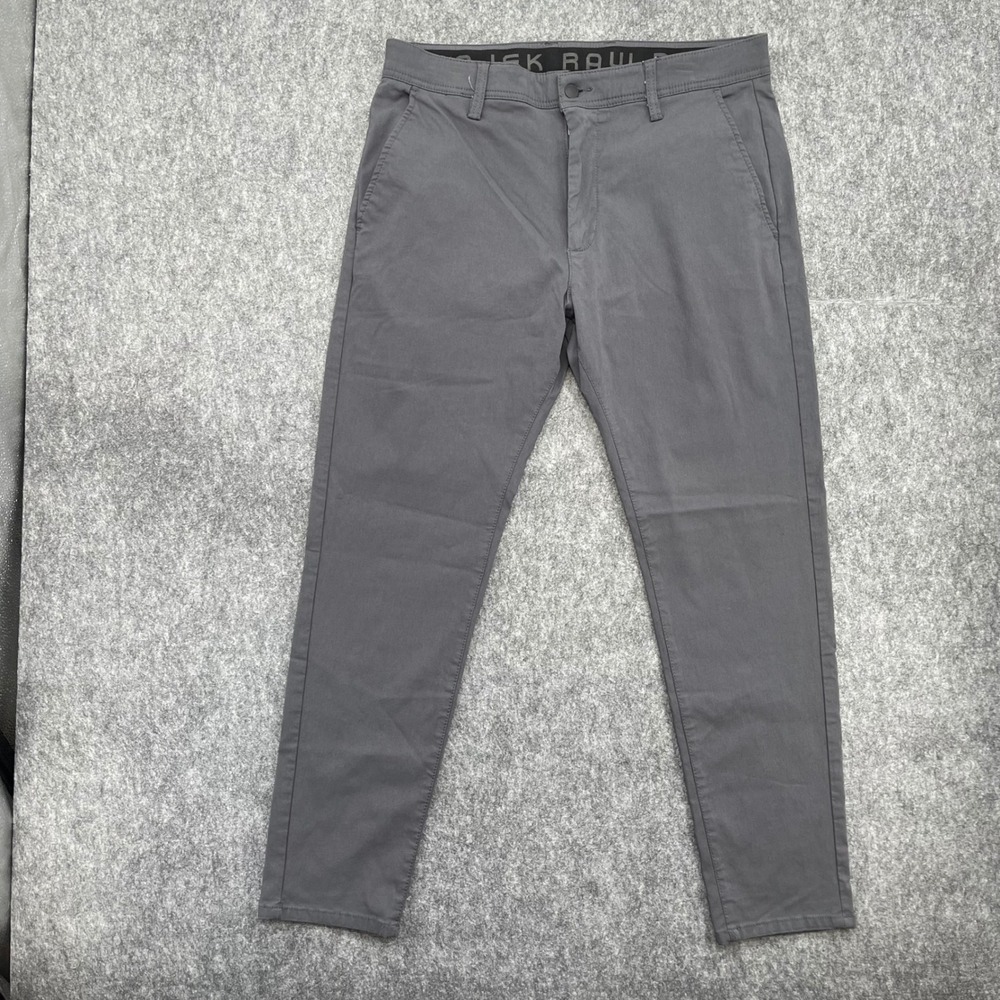 G-Star Raw Pants Mens 34 Slim Chino Grey Trousers Classic Fit